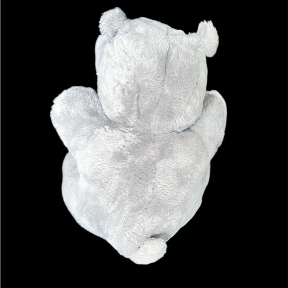 12" Vintage 1976 R Dakin & Co Hippo Plush Toy Hippopotamus grey mouth open teeth - Picture 4 of 5